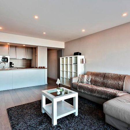 Montezuma Luxe Studio Met Frontaal Zeezicht Zonder Aparte Slaapkamer Apartman Ostende Kültér fotó